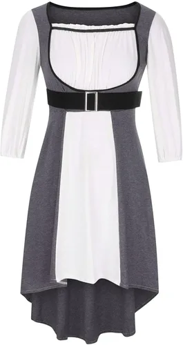 Vista 3 de Vestido gótico para mujer, de gran tamaño, vintage, medieval, vestido de fiesta, vestido de graduación, vestido de princesa renacentista