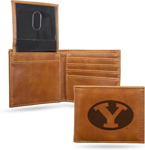 Vista 79 de NCAA Rico Industries Cartera Billetera con Grabado Láser Cartera Billetera con Grabado Láser - Diseño Delgado - Gran Regalo
