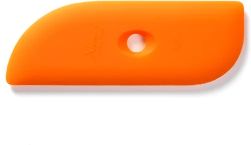 Vista 7 de Xiem Tools Costilla de arcilla de silicona suave para cerámica y cerámica (SCR1-O-10193)