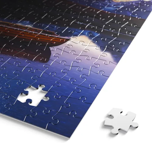 Vista 4 de Blanc Buffalo Games - Diego PH -blanc - Calm Boat - Rompecabezas de 300 piezas para adultos - Rompecabezas desafiante perfecto para noches de juego