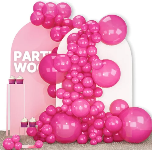 Vista 17 de PartyWoo - Globos nude de 140 piezas en diferentes tamaños de 18, 12, 10, 5 pulgadas, kit de arco de globos de color neutro y melocotón estilo boho