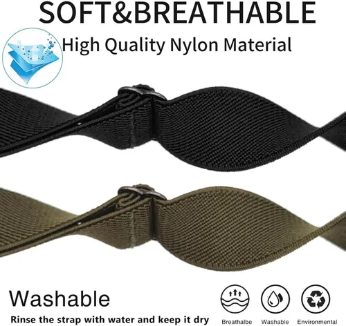 Vista 7 de Abanen Correas elásticas de reloj de 0.866 pulgadas para Garmin Instinct 3 de 1.772 pulgadas/2 Solares, correa de nailon elástico suave