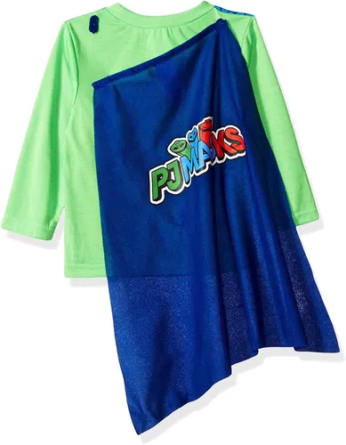 Vista 4 de PJ Masks Toddler Boys Long Sleeve Pajamas with Cape