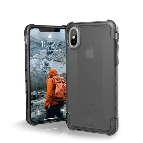 Vista 9 de URBAN ARMOR GEAR UAG - Funda protectora para iPhone Xs/X (pantalla de 5.8 pulgadas) de plasma [hielo], resistente a prueba de golpes, a prueba
