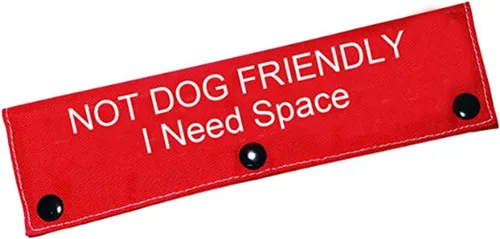 Vista 8 de Divertida funda para correa para perro, no apta para perros, alerta colgante, parche de identificación, regalo de cumpleaños para mascotas