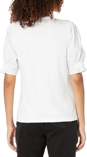Vista 2 de Karl Lagerfeld Paris Tejido deportivo de manga corta suave para mujer