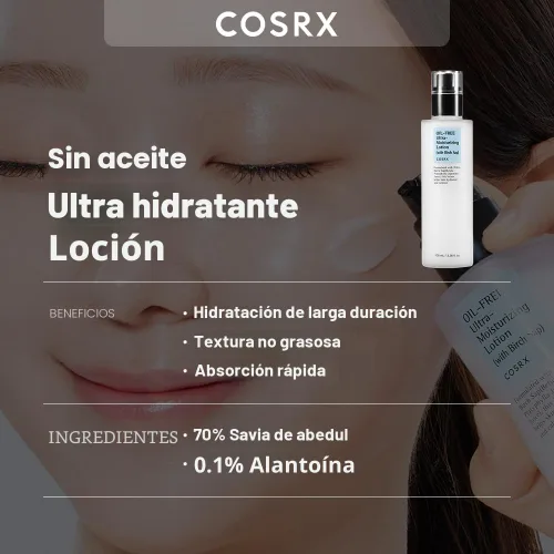 Vista 2 de Loción hidratante libre de aceites de Cosrx