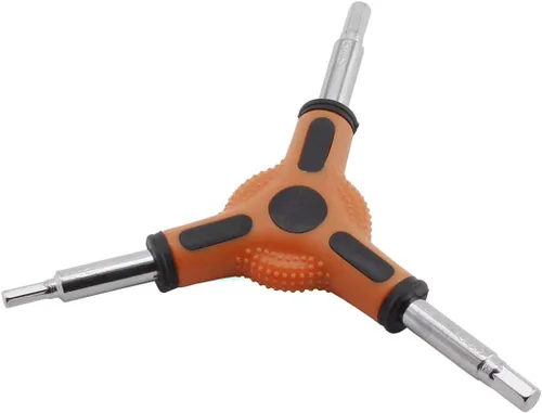 Vista 5 de Llave hexagonal para bicicleta en forma de Y, llave dinamométrica para bicicleta, llave hexagonal interna, herramientas de reparación de llave Allen