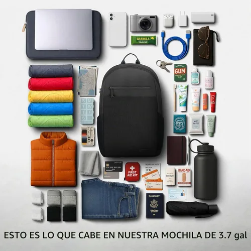 Vista 6 de Travelon Mochila antirrobo Metro con bolsa de bloqueo RFID