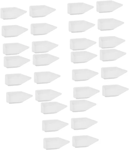 Vista 12 de Healeved Plato de pesaje de plástico para barcos de pesaje, 20 unidades, bandeja de pesaje, plato de pesaje antiestático