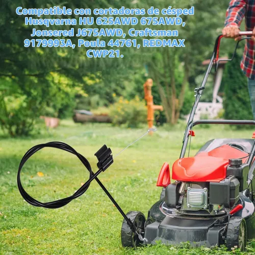 Vista 7 de 583547901 532440385 420941 Componente de repuesto de cable de control de área de cortadora de césped, compatible con cortacésped Husqvarna HU 625AWD