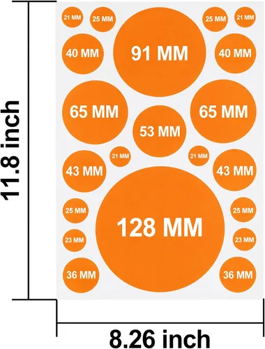Vista 2 de 252 calcomanías de pared de lunares circulares para dormitorio de niños, sala de estar, aula, sala de juegos, vinilo extraíble, calcomanías de pared