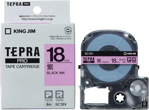 Vista 33 de King Jim Tepra PRO SC6B Color Label 0.236 in Cartucho de cinta azul