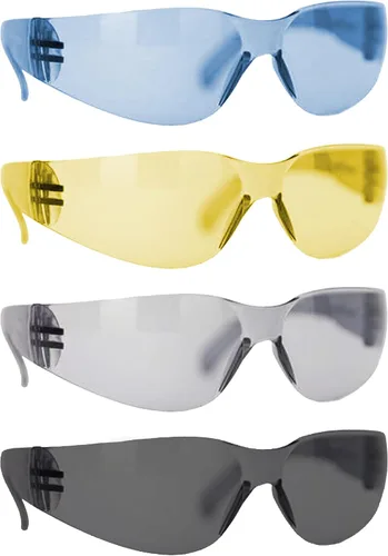 Vista 2 de Lentes de seguridad con protección envolvente resistente a arañazos, lente de policarbonato resistente a impactos ANSI Z87.1 Scratch & Impact