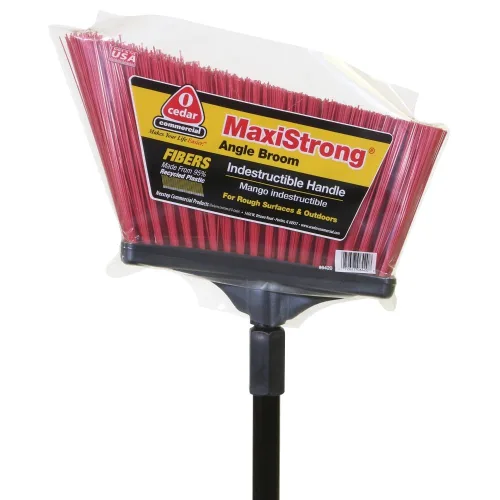 Vista 2 de O-Cedar Commercial 6420 831648 O-Cedar Maxistrong Escoba angular resistente negro/rojo, grande, 13 pulgadas, 1 unidad