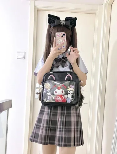Vista 6 de CHERRY SAUCE Ita Bag Multi-Purpose Backpack Crossbody Bag Messenger Shoulder Bags for Anime Display