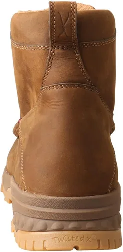 Vista 2 de Twisted X CellStretch Work - Botas de sillín desgastadas para hombre, 6 pulgadas