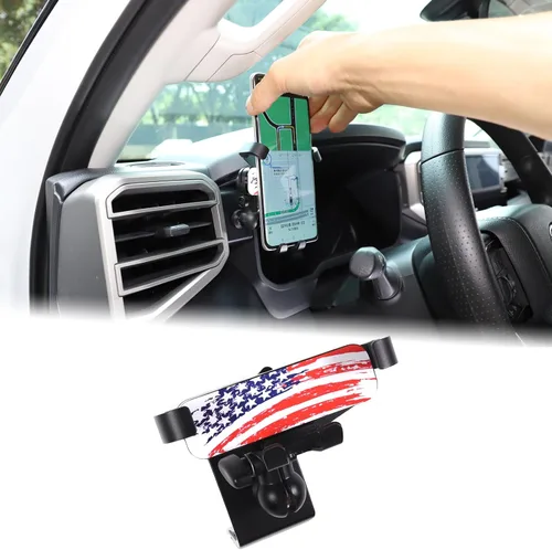Vista 14 de Aunginsy Base de soporte de teléfono para tablero de automóvil compatible con Toyota Tundra/Sequoia 2022-2023 consola central Panel de tablero Base