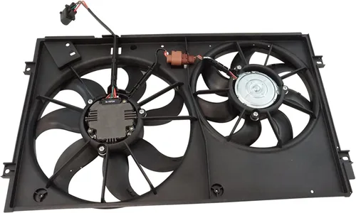 Vista 173 de Conjunto de ventilador de refrigeración dual del radiador TRQ Para Toyota Avalon 2013-2018 Camry 2012-2017 TO3115173