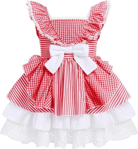 Vista 4 de Vestido de verano para niña con lazo floral y espalda descubierta fiesta de cumpleaños sin mangas vestido de flores con sombrero de paja vestido