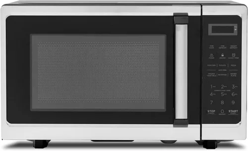 Vista 7 de Smad Microondas pequeño de 0.7 pies cúbicos, horno microondas de encimera con plato giratorio extraíble, 6 menús automáticos y bloqueo para niños