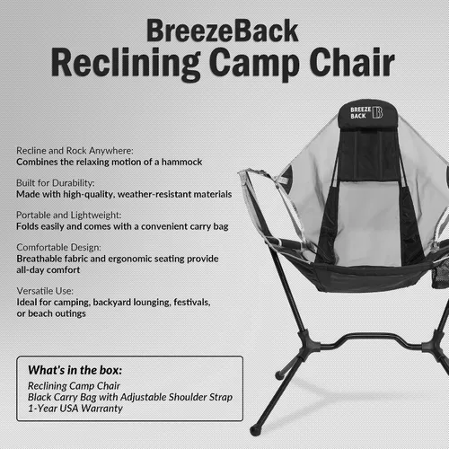 Vista 4 de Silla de campamento reclinable