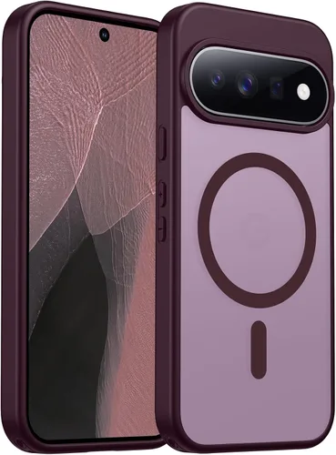 Vista 185 de SPIDERCASE Funda magnética translúcida diseñada para iPhone 11, con 2 protectores de pantalla de vidrio templado, antihuellas, para iPhone 11 de 6.1