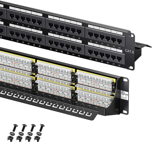 Vista 8 de Cable Matters [Listado UL] Panel de conexiones Cat6 de 48 puertos y 10 Gbps