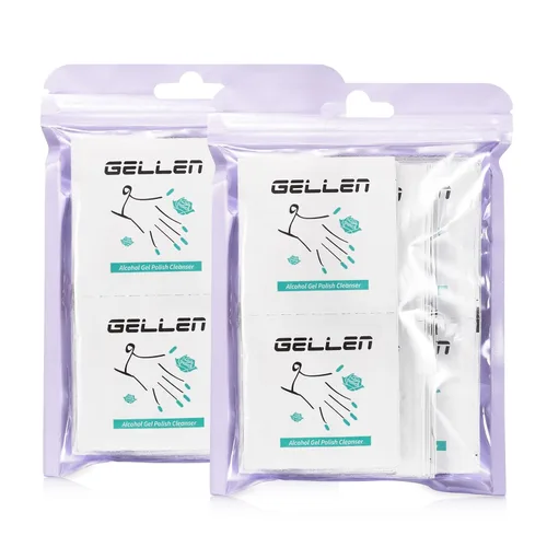 Vista 14 de GELLEN Almohadillas limpiadoras de uñas, 50 piezas con kit de herramientas