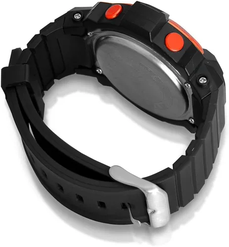 Vista 2 de Pyle PSPTR19OR Digital Multifunction Sports Wrist Watch - Smart Fit Classic Men Women Sport Running Training Fitness Gear Tracker w/ Sleep Monitor