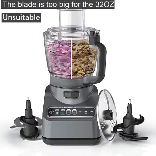 Vista 7 de 4 piezas de repuesto de cuchilla Ninja Blender Blade compatibles con 64oz (8Cup) 72oz (9Cup) procesador de alimentos Tazón Ninja Blades Auto iQ
