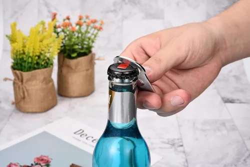 Vista 5 de Abrebotellas con imán de sublimación para nevera, regalos de fotos personalizados, transferencia de calor para recuerdos de fiesta, boda, Bestman