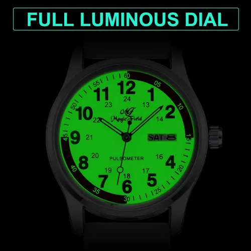 Vista 4 de SIBOSUN Reloj de enfermera para enfermera, médico, reloj médico para estudiantes de medicina y médicos, reloj unisex de fácil lectura para mujeres