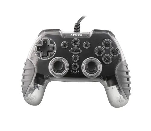 Vista 2 de Nyko Air Glow Controller for PlayStation 4 - LED Light Show and Hand Cooling Fan - Wired 10Ft Cable - PlayStation 4