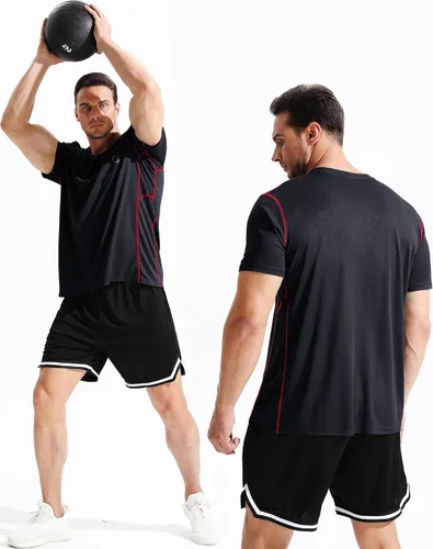 Vista 6 de NELEUS Camisa deportiva Dry Fit para hombre