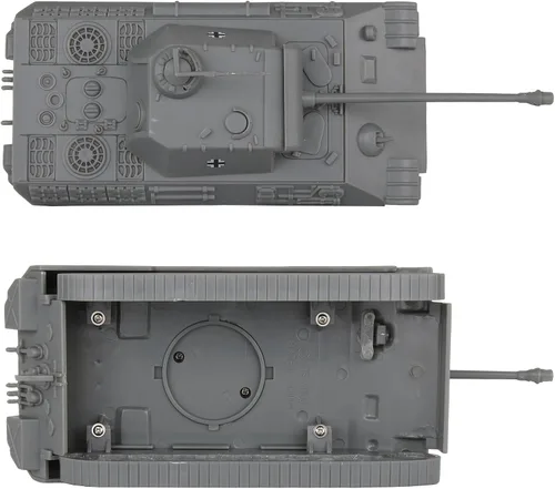 Vista 3 de BMC CTS WW2 German Panther V Tanque - Gris 1:38 Ejército de Plástico Hombres Vehículo Militar