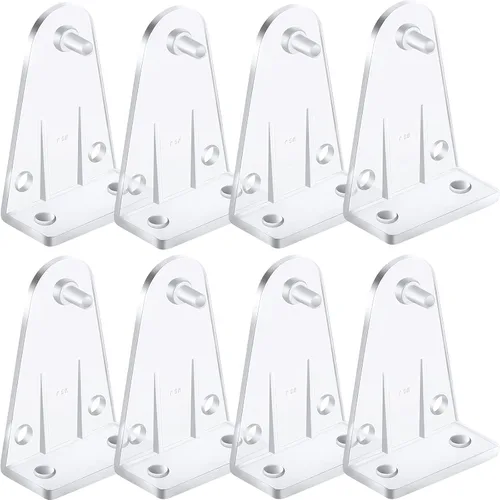 Vista 9 de Maitys Soportes de sujeción para persianas de plástico transparente para persianas horizontales de 2 pulgadas, puertas (4 piezas)
