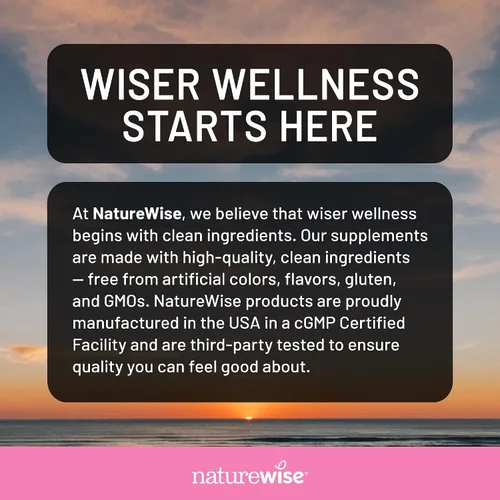 Vista 10 de NatureWise Vitamina para el cabello, piel y uñas, biotina 5000mcg con ácido hialurónico, colágeno para mujeres con complejo C, B, D3, A, E, hierro