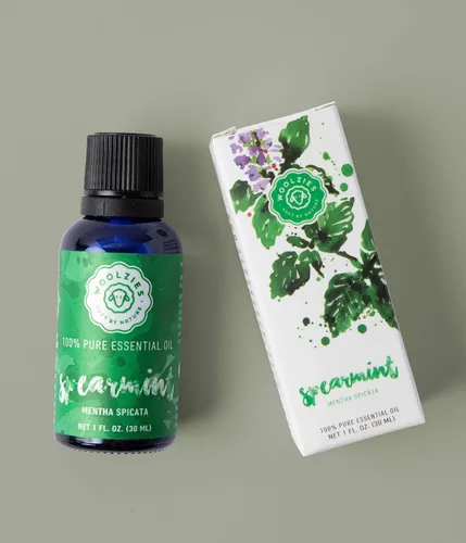 Vista 3 de Woolzies Aceite esencial de menta verde 100% puro y natural, 1 onza, promueve la digestión, promueve el estado de ánimo y la concentración