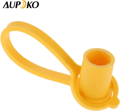 Vista 6 de Aupoko Paquete de 3 tapas de tapón de gas natural de propano LP, desconexión rápida de gas de 1/4 pulgadas, conecta la tapa de polvo de goma