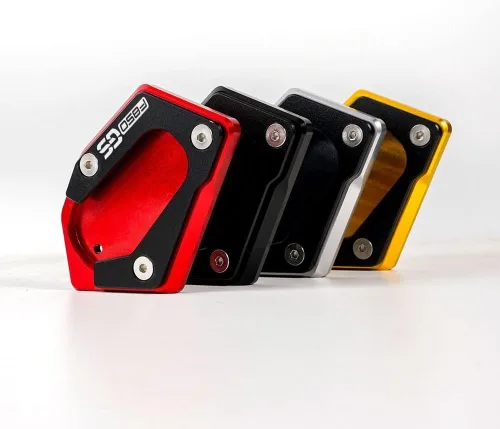 Vista 3 de SCUUBE for BMW F850GS F 850 GS 2018-2020 Motorcycles Kickstand Foot Side Stand Enlarger Plate Extension Pad CNC Support Plate Extension