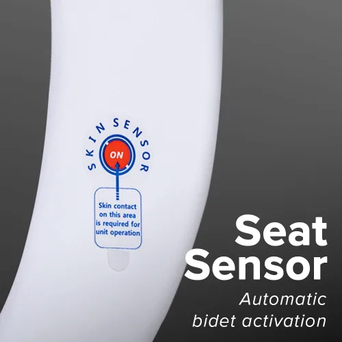 Vista 11 de SmartBidet SB-2000 Asiento de bidé eléctrico - Asiento para inodoro climatizado con secador de aire caliente y funciones de lavado con control
