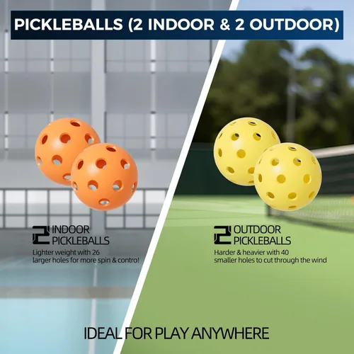 Vista 8 de Juego de 2 palas de pickleball Bravixs aprobadas por USAPA, fibra de carbono T700 en bruto, raquetas de pickleball con superficie de fricción, con 4