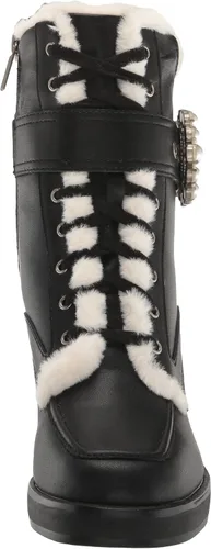 Vista 2 de Karl Lagerfeld Paris Botines elevados para mujer, estilo a la moda, para uso diario