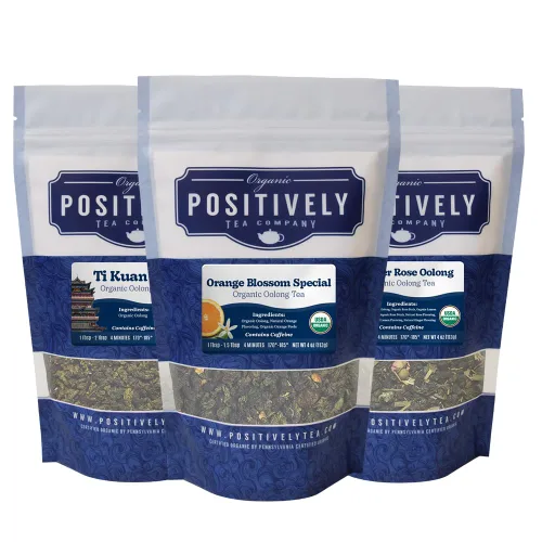 Vista 19 de Organic Positively Tea Company, Muestra de té negro, hoja suelta, 4 onzas, paquete de 3