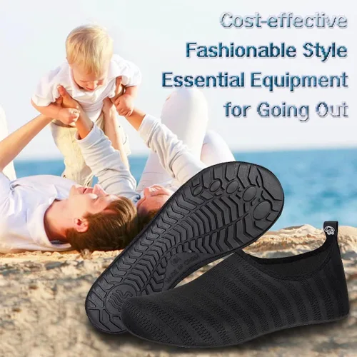 Vista 6 de YALOX - Zapatos de agua para deportes al aire libre, playa, natación, acuáticos, secado rápido, zapatos tipo calcetines, calzado descalzo para surf