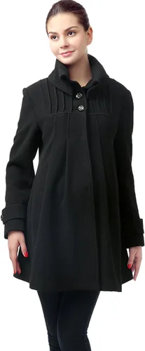 Vista 5 de Ropa exterior Jessie - Abrigo plisado de lana para mujer, chaqueta de invierno para embarazo