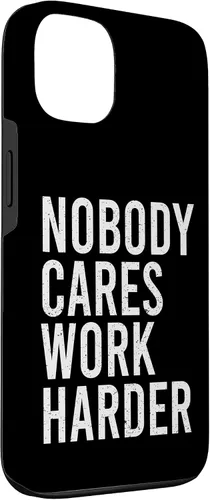 Vista 3 de Funda de regalo para iPhone 13 Nobody Care Work Hard Actitude Grit Hustle Success