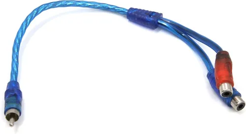 Vista 7 de Antrader Paquete de 10 cables de 1 macho a 2 hembras RCA y cable divisor de audio para automóvil convertidor de audio para automóvil