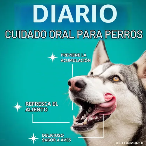 Vista 3 de Oravet Masticables dentales para perros, masticables para cuidado y higiene oral (perros medianos, 25-50 lbs.) Bolsa morada, 14